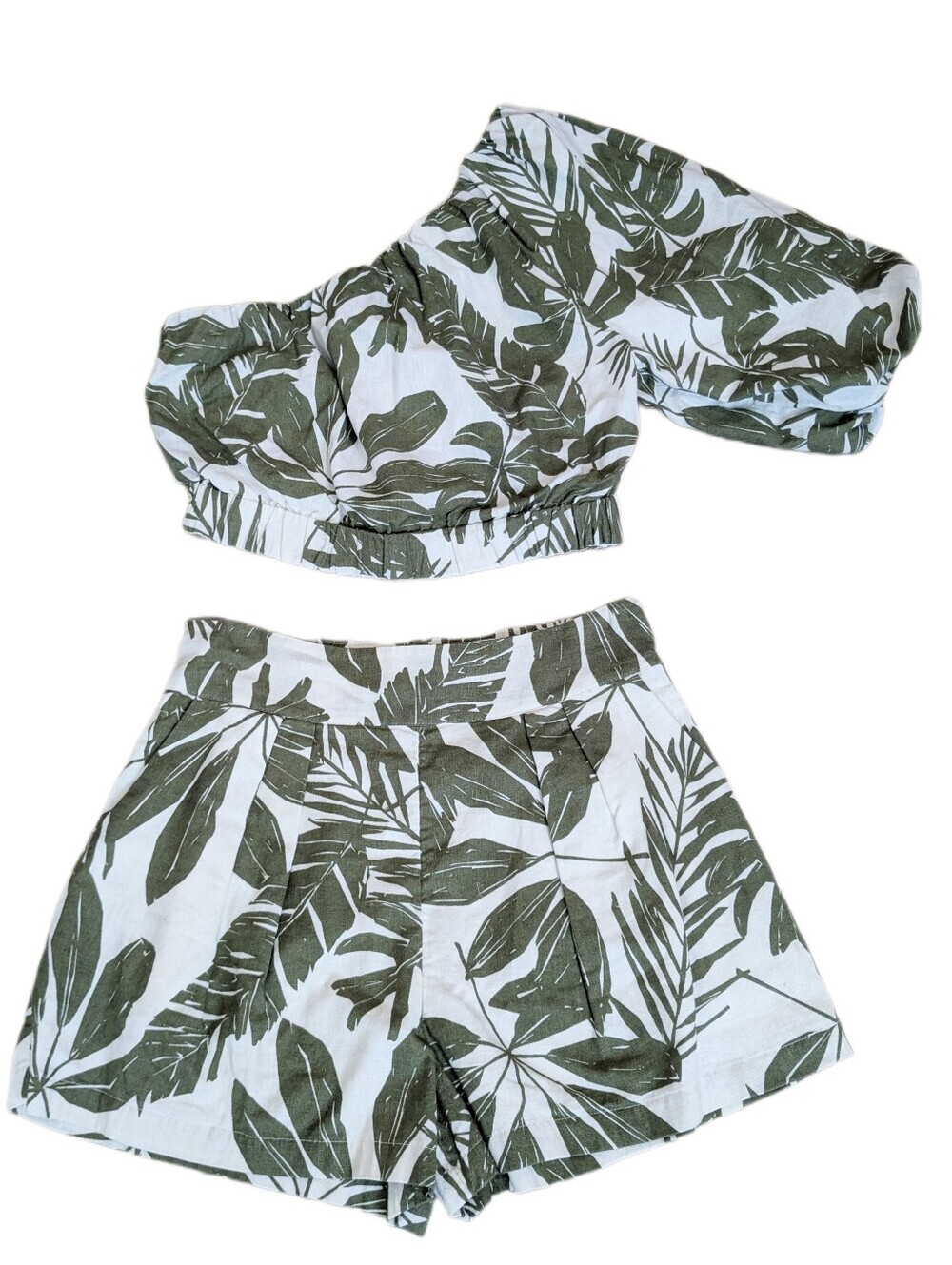 Abercrombie & Fitch Tropical Leaf Two-Piece Set